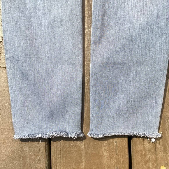 J Brand Alana Provocateur Destruct High Rise Crop Skinny Jeans Gray Size 27 - Picture 8 of 16
